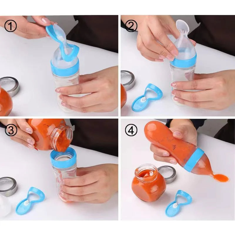 Multifunctional Baby Rice Paste Spoon