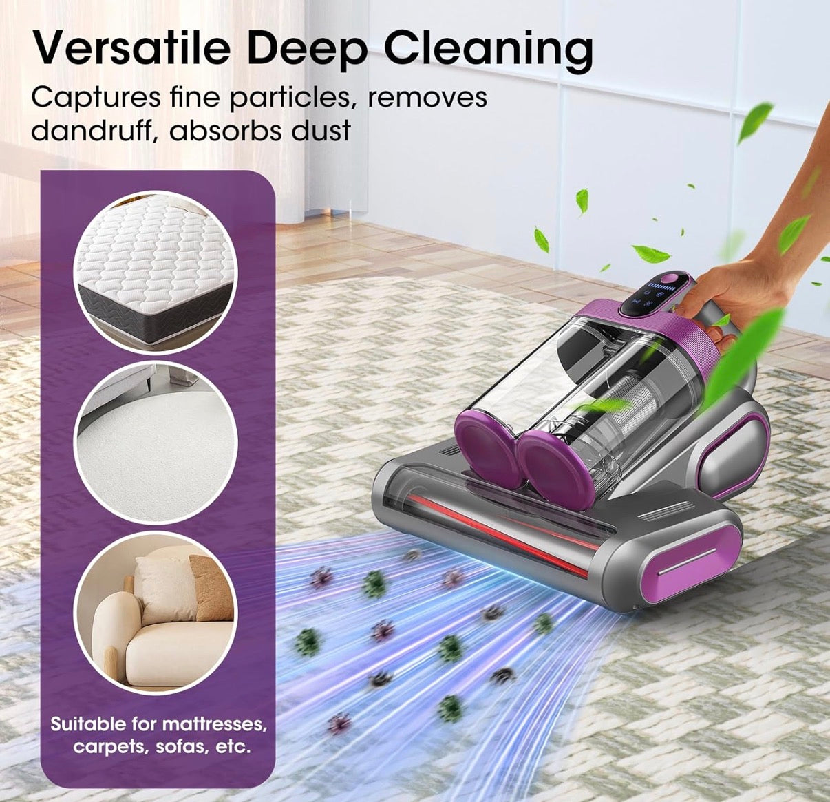 Bed Mattress Cordless Vacuum Cleaner