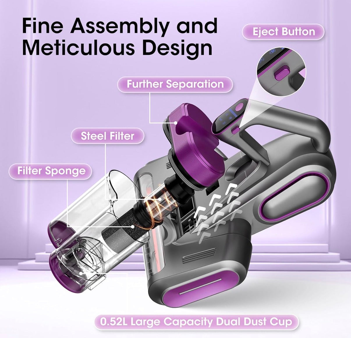 Bed Mattress Cordless Vacuum Cleaner