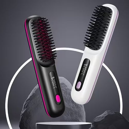 Cordless Hair Straightener Brush