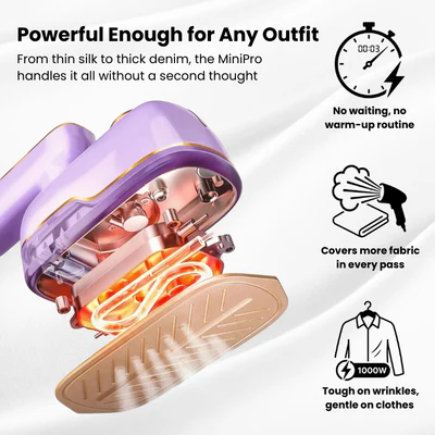 MiniPro 2-in-1 Steamer & Iron