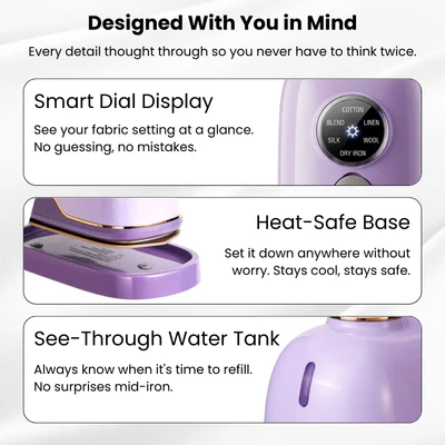 MiniPro 2-in-1 Steamer & Iron