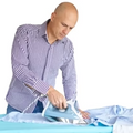 Traditional iron + ironing board